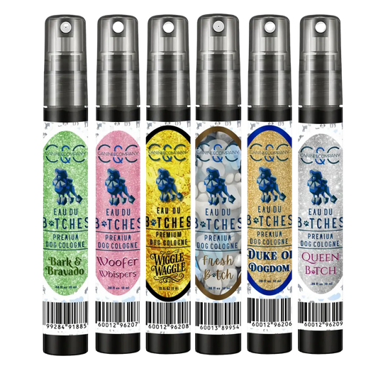 Eau Du Bitches Sniff Collection Dog Cologne Kit 6 Pack 10ml