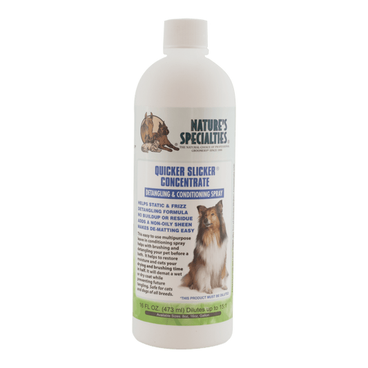 Nature's Specialties Quicker Slicker Pet Conditioner Concentrate 16 oz